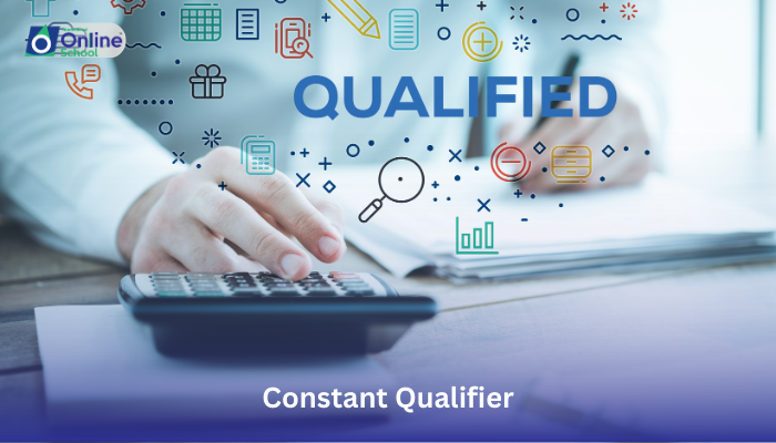 Lesson 07: Constant Qualifier - const